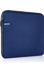 15.6-Inch Laptop Sleeve Protective Case with Zipper - Navy Blue, Amazon Basics picture