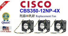 3x Quiet Replacement Fans for Cisco CBS350-12NP-4X picture