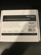 USED StarTech 1-Port 10G Open SFP+ Network Card - PCIe - Intel Chip - MM/SM picture