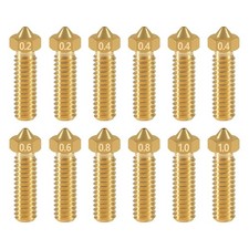 12 Pack Brass Nozzles Anycubic Kobra 2 3D Printer Parts, Brass Nozzles Kit picture