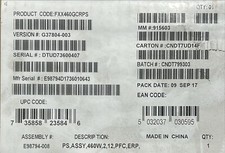 Intel FXX460GCRPS 460W Redundant Power Supply (Gold-Efficiency) NEW BULK PACK picture