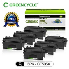6PK CF280X Black Toner Cartridge Fits HP M401dn M401n M425dn M401a M425dw 80X picture