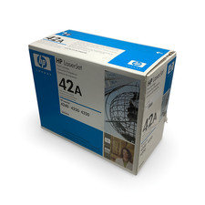 New OEM HP 42A Black LaserJet Toner Cartridge Q5942A picture