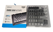 Inland Ombre Gray Keycaps, PBT Double Shot, Gray, 132 keys picture