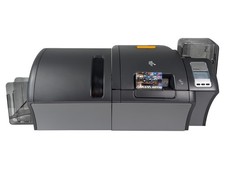 Zebra ZXP Series 9 Dual-Sided ID Card Printer with Dual-Sided Laminator USB LAN picture
