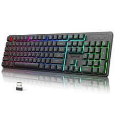 K521KS Wireless Gaming Keyboard, Tri-Mode BT/2.4G/USB-C RGB Mechanical Feelin... picture