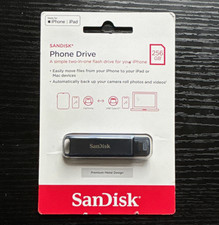 SanDisk Flash Drive 256GB Dual-Port USB 3.2 Flash Drive Lightning & USB-C Black picture