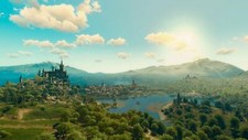 Landscape the witcher 3 wild hunt cd projekt red castle Custom Gaming Mat Desk picture