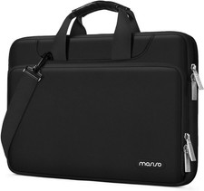 15-16 inch Computer Bag Compatible with MacBook Air 15 inch/Pro 16 inch, Black picture