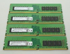 Lot of 4x Micron 8GB 2Rx8 PC4-2133P DDR4 UDIMM Desktop RAM picture