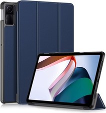 Ultra-Thin PU Leather Tablet Case for Xiaomi Redmi Pad SE, Navy Blue picture
