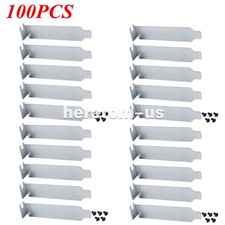 Lot 1-200PCS Silver-White Short Style PCI Slot Cooling Dust-proof Filter Cover picture