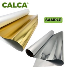 CALCA 13in x 16.4ft DTF Gold / Silver Foil Film Roll Cold Peel 2.95in Core picture