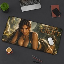 Lara Croft Gaming Mouse Pad, Extended Desk Mat, Gaming Accessories picture