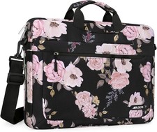 Laptop Shoulder Bag 15.6 inch for MacBook Air 15 inch/Pro 16 inch, Black picture