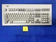 IBM Model M Keyboard 1391401 Good White Label PS/2 Vintage Computer 11/27/1991 picture
