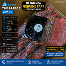 Delta THB1448AE 140mm x 38mm 48V DC 326CFM PWM High Speed Cooling Fan picture