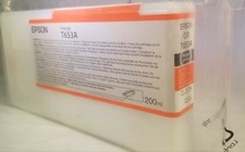 New Genuine Epson T653A Orange Ink Cartridge Epson Stylus Pro 4900 picture