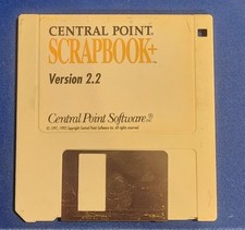 Vintage Central Point ScrapBook + Single Disk Only Ver 2.2 1992 picture