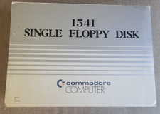 Commodore Computer 1541 Single Floppy Disk Drive In Original Box Untested AS IS picture