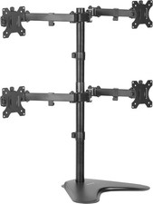 Quad 13 to 30 inch Monitor Free-Standing Mount Fully Adjustable Desk Stand picture