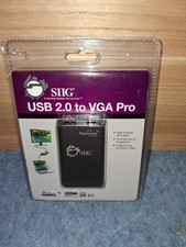 SIIG USB 2.0 To VGA Pro Adapter For Monitor New /Sealed  picture