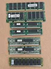 Vintage Computer RAM Lot 72-Pin SIMM SDRAM Kingston KTM 7318 PNY Compaq Scrap picture