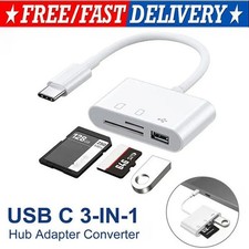 TF/SD Card Adapter Camera Reader Camera Android Type-c For iPhone15 Pro Max LOT picture