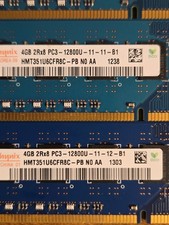 Lot 24 SK Hynix 4GB 2Rx8 DDR3-1600 PC3-12800U UDIMM Desktop RAM HMT351U6FR8C picture