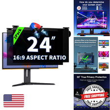 Halloive Screen Protector 2 Pack Magnetic Hanging 24 Inch for 16:9 picture