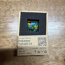 S-CRAFT TOTODILE ARTISAN POKEMON KEYCAP (CHERRY MX) SCRAFT *BRAND NEW* picture