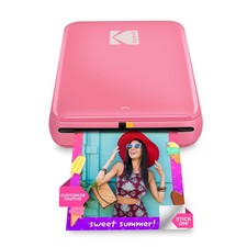KODAK Step Instant Smartphone Photo Printer, Printer + 5 sheets, Pink picture
