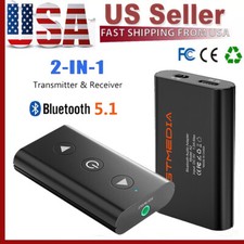 GTMEDIA Bluetooth 5.1 Transmitter Receiver 2 IN 1  Audio 3.5mm Jack Aux Adapter picture