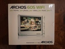 ARCHOS 605 WIFI 160GB -USED 1 TIME & DVR STATION GEN 5 -NEW -BOTH ITEMS COMPLETE picture