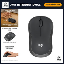 Compact Silent Bluetooth Wireless Mouse - Wireless, Ergonomic, Graphite Design picture