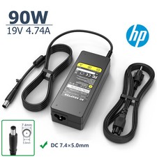 90W AC Adapter Charger For HP Elitebook 8560w 8560p 8470p 8470w 8570p Power Cord picture