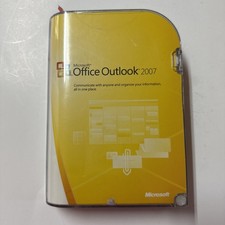 Microsoft Office Outlook 2007 Software CD With Product Key - Preowned picture