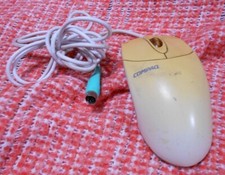 Compaq Mouse, Vintage Scroll Wheel PS/2 - Logitech M-S48a + FREE Gift picture