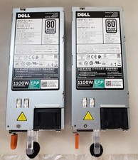 Pair of Dell 1100W 0CMPGM L1100E-S1 80Plus Platinum Power Supply picture