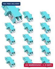 15 Pack LC to LC Fiber Optic Coupler Multimode LC Coupler | UPC Duplex Multimode picture