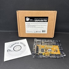 SIIG CyberParallel PCIe Parallel Port Adapter Card JJ-E01011-S1 w/ Box & CD picture