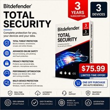 Bitdefender Total Security 2026 3 Years 3 Devices (LATEST VERSION) picture