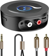 BLACKHORSE Bluetooth 5.2 Receiver RCA 3.5mm AUX Adapter for Home Stereo HiFi picture