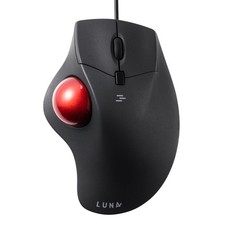 SANWA Wired Ergonomic Trackball Mouse, Optical Rollerball Mice, Programmable Sil picture
