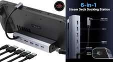 Estación de acoplamiento para Steam Deck/ROG Ally/Legion Go/MSI Claw base 6 en 1 picture