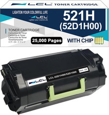 521H 52D1H00 52D1000 Black Toner Cartridge Replacement for Lexmark MS710 Ms710N picture