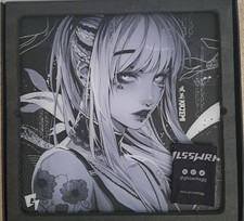 GLSSWRKS Kazemi Mousepad Premium Glass Blue Limited Edition 490x420mm From Japan picture