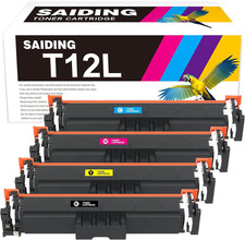 T12/T12L Toner Cartridge 4-Pack with New Chip for Canon i-SENSYS X C1333 Series picture