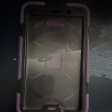 Rugged Silicone Tablet Case Purple Black Impact Resistant Shockproof Cover picture