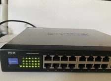 Cisco Linksys SR224 v2.0 24-Port Fast Ethernet Switch Power Tested - pi picture